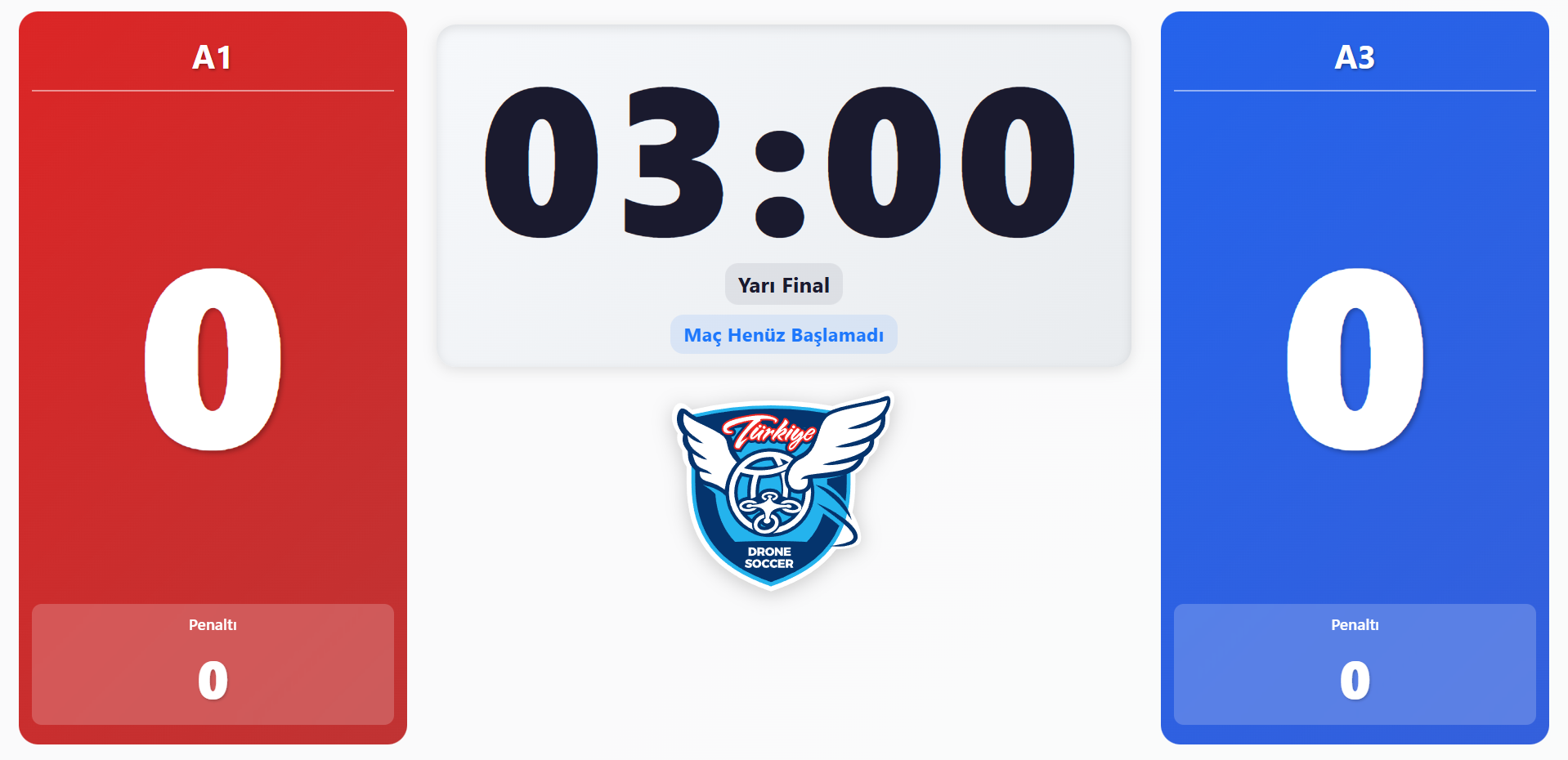 Drone Soccer Turnuva Yönetim Sistemi