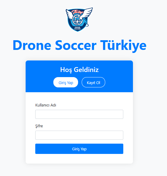Drone Soccer Turnuva Yönetim Sistemi - Proje Görseli 1